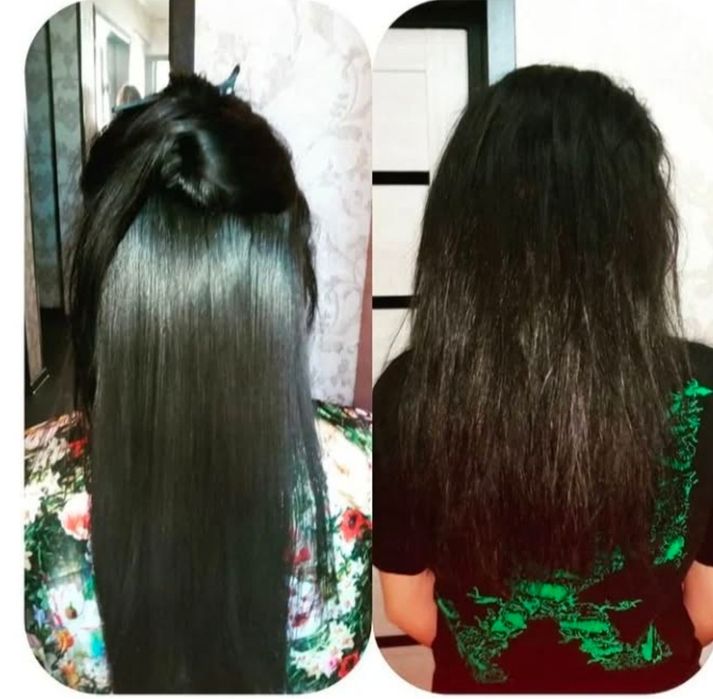 Кератиновое выпрямление волос. Ботокс.