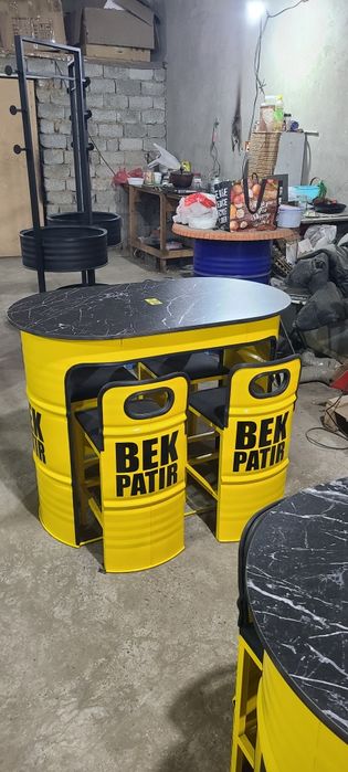 Мебель из бочек ,Арт дизайн