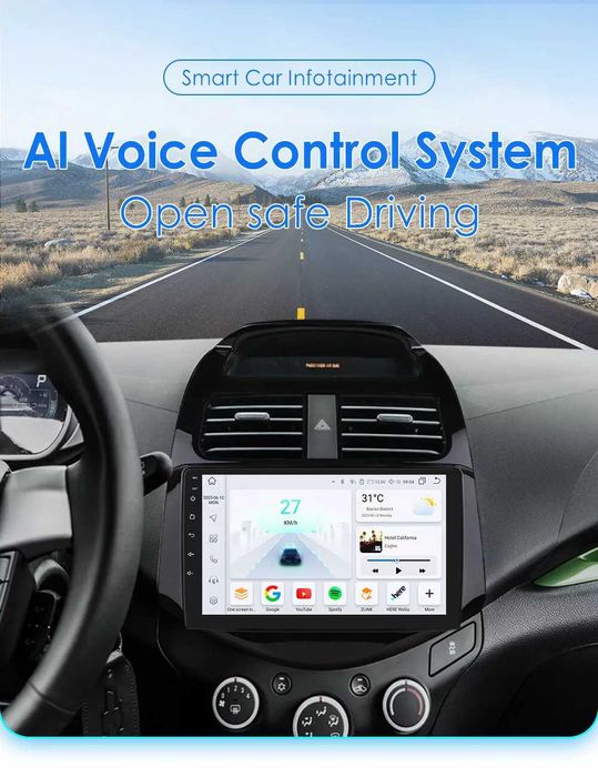 Мултимедия за Chevrolet Spark Matiz Beat Creative Навигация с Android