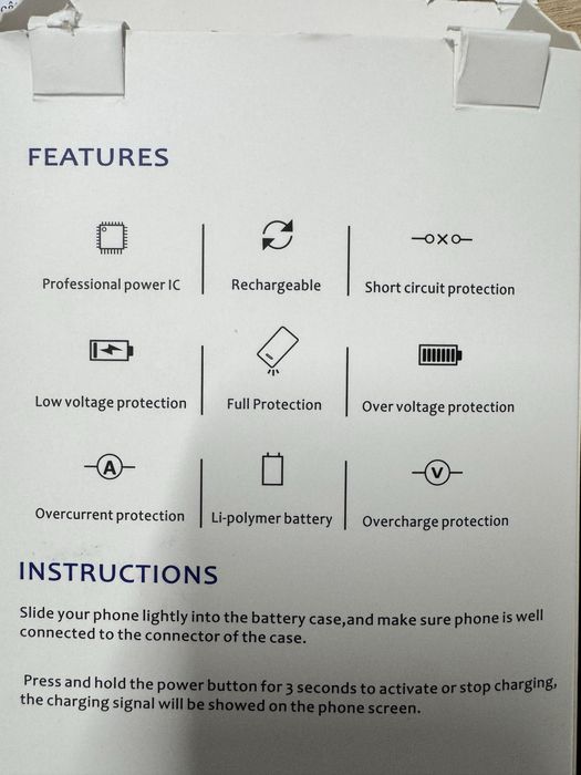 Husa  cu acumulator Iphone 15 ProMax