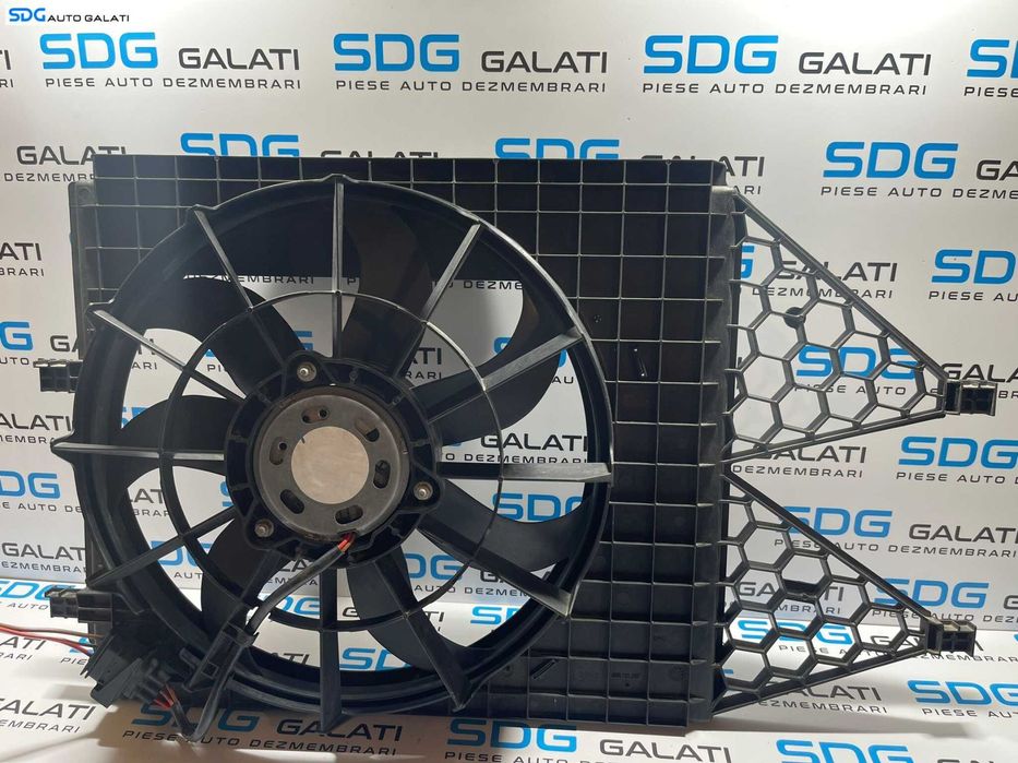 Electroventilator Ventilator Skoda Fabia 2 1.2 BBM BZG CEVA CHFA CGPA CHTA CJLA CBZA CBZB CFWA 2007 - 2015 Cod 6R0121207 6R0121217A 6Q0959455AD [V0824]