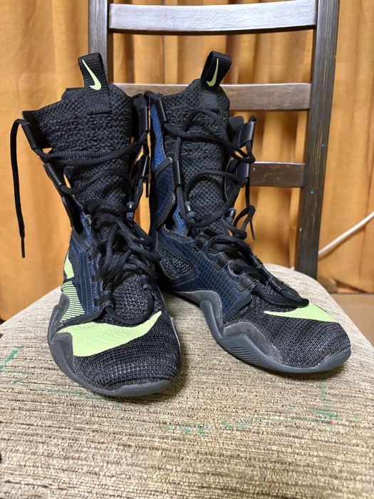 Nike HyperKO 2 — Black / Metallic Cool Grey / Blue боксерки,бокс