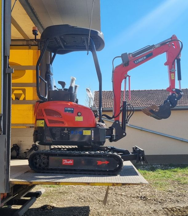 Excavator marca Lubeck Ex 171 motor KUBOTA-Garantie 2 ani-Nou