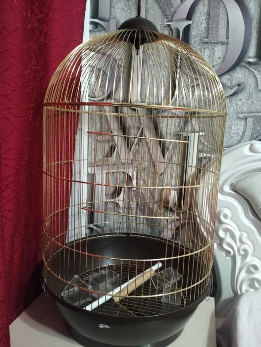 большая клетка для попугая