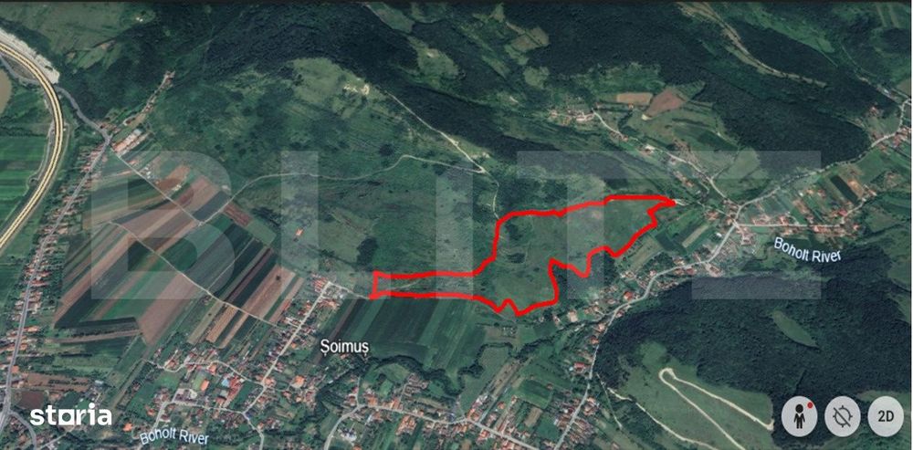 Teren extravilan de 12,24 hectare in Șoimus — doar 3 lei/mp!