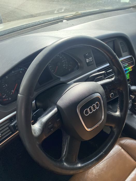 Volan piele cu comenzi si padele Audi A6 C6 2005-2010 3.0 TDI V6