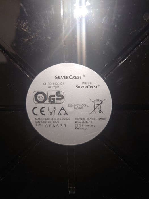 Мини фурна на горещ въздух Silver Crest