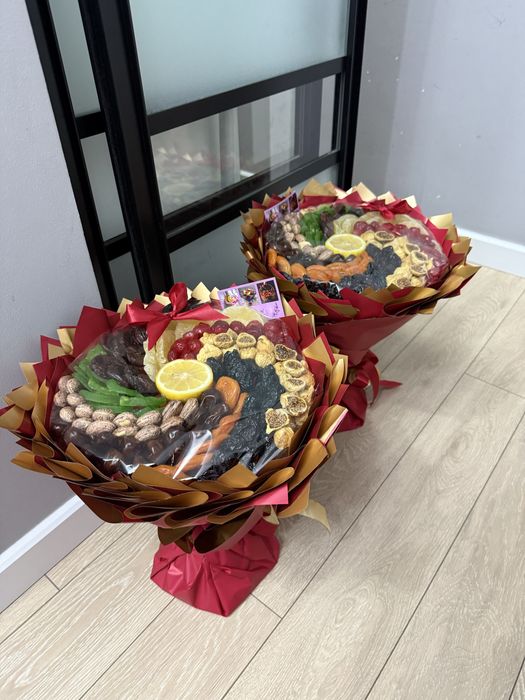 Букеты на 8 марта из сухофруктов