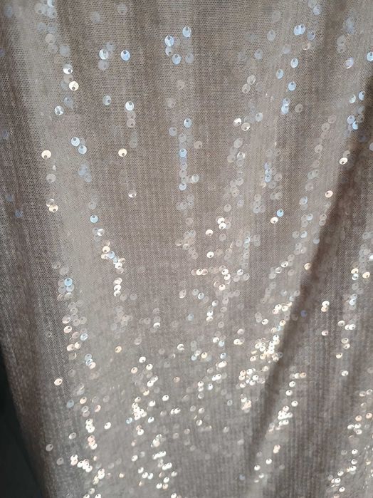 Rochie mini / tunica top cu paiete, de ocazie, marimea L H&M (42-46)