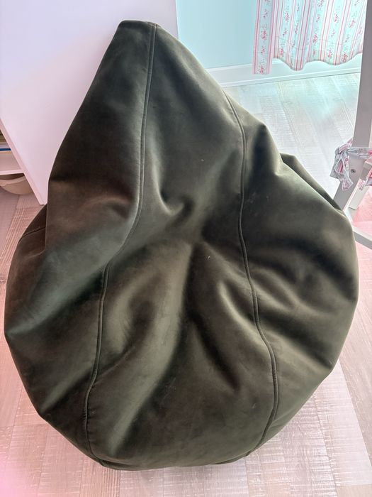 Пуф ,барбарон тъмно зелен