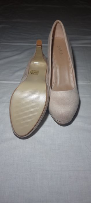 Pantofi cu toc pt femei din piele
