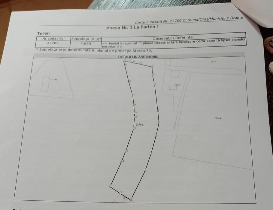 TEREN INTRAVILAN + AUTORIZAȚIE + LIVADĂ – 4.663 mp – Drajna, Făget, Prahova