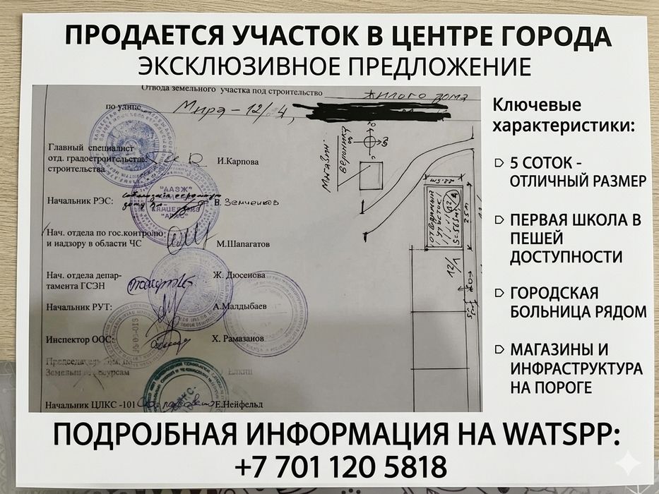 Продам землю 5 соток