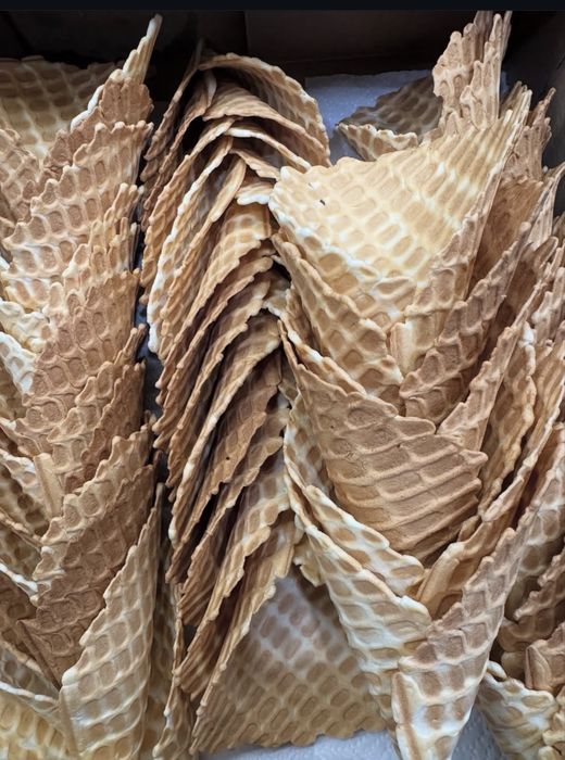 Домашние вафли хрустящие