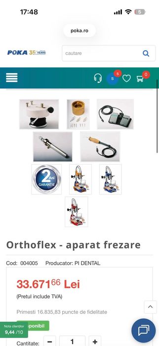 Aparat frezare Ortoflex