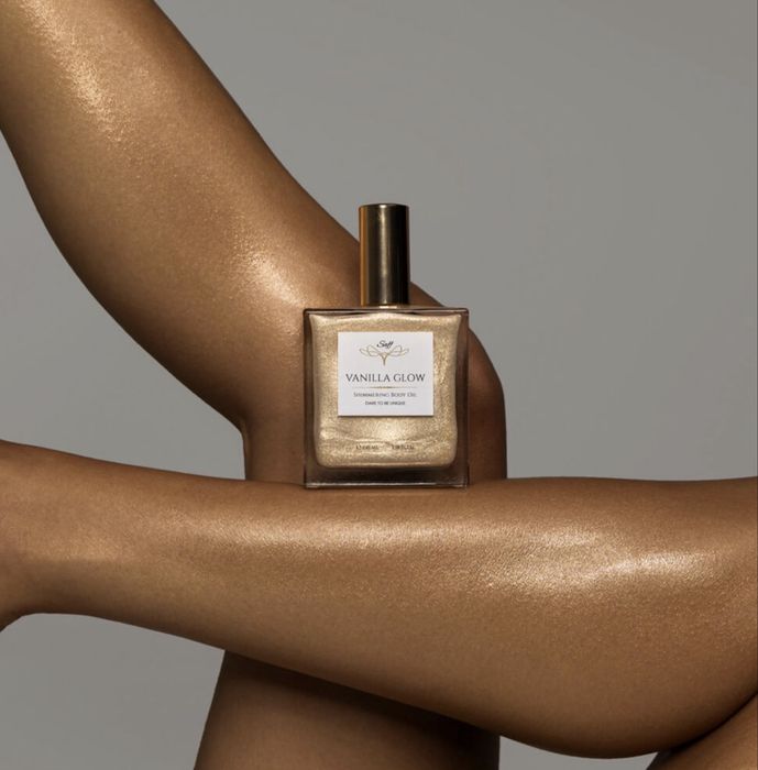 Блестящо олио за тяло Vanilla Glow Saff Beauty