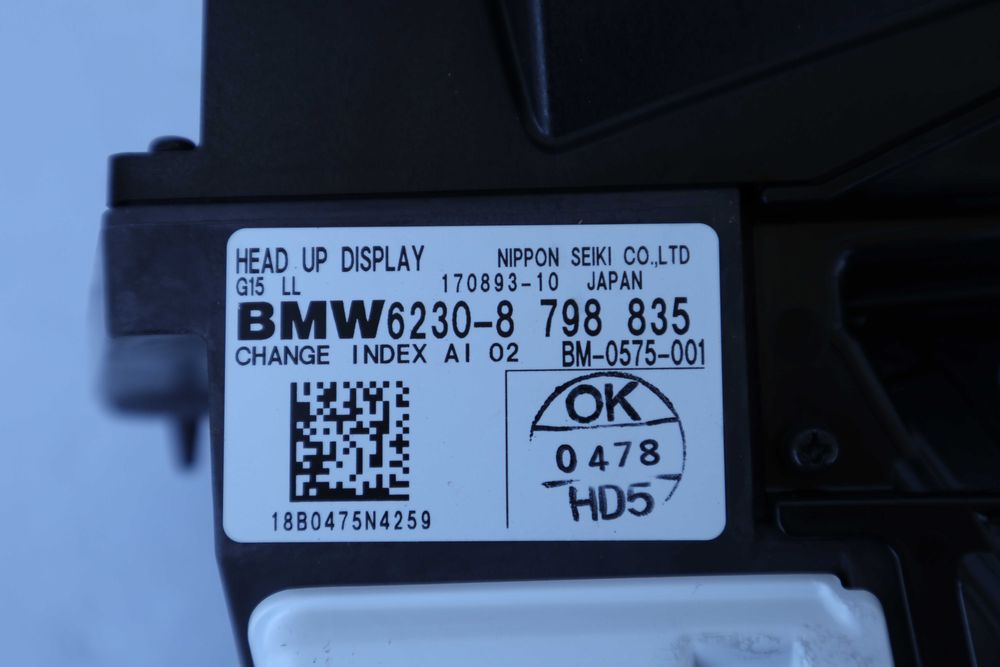 Хедъп дисплей Head up BMW G14 G15 F91 F92 БМВ Г14 Г15 М8