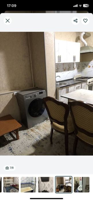 Здаецая 2 комнатная квартира массив куйлук 4