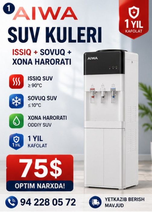 AIWA KULER 75$ | Yangi | Kafolat va servis mavjud