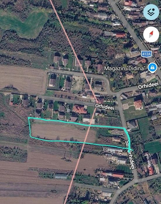 Teren cu casa, 6600 mp, 13€mp, Buturugeni, langa Bucuresti
