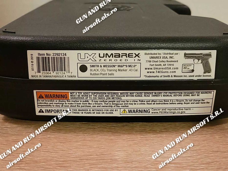 Pistol Nou ~ ORIGINAL !! 20JOULI ! ~ Cel Mai Puternic + Bile Cauciuc