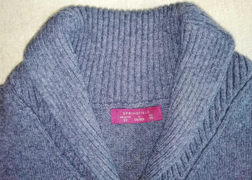 Pulover barbati Springfield nou, marimea M, de bumbac