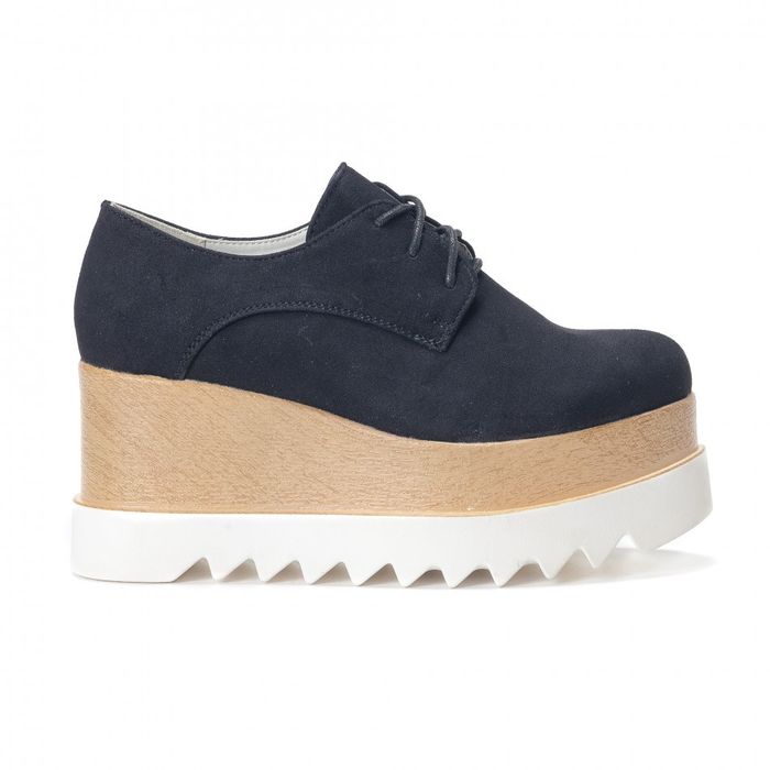Pantofi negri noi nr 38 cu platforma