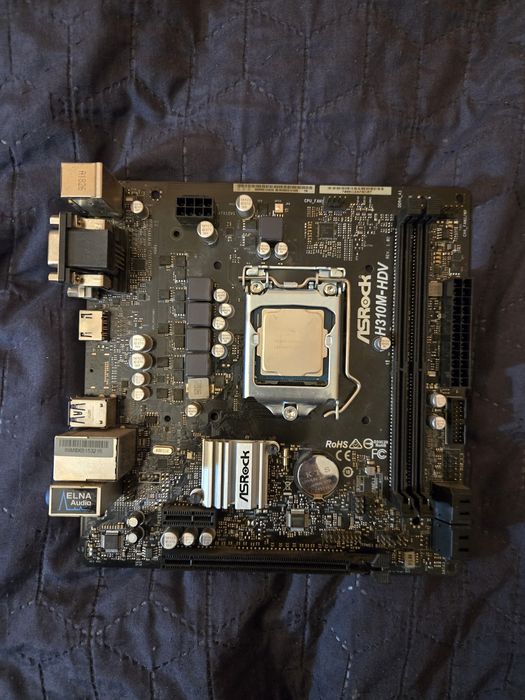 I7-8700 + ARock H310M-HDV