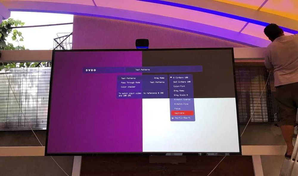 Ecran proiecție exterior, terase, grădină