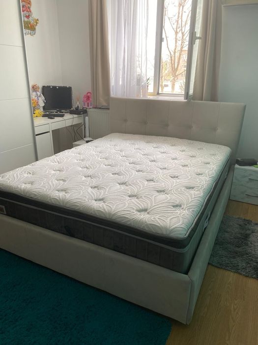 Saltea cu topper  incorporat ortopedica