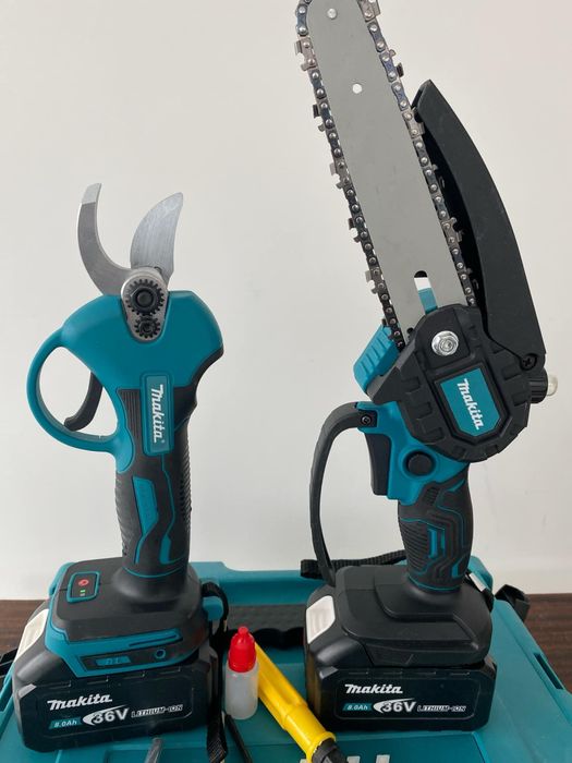 2в1 Акумулаторна Резачка и Лозарска ножица Makita Макита 18V,36V