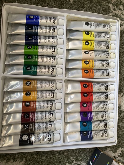 масляные краски новые