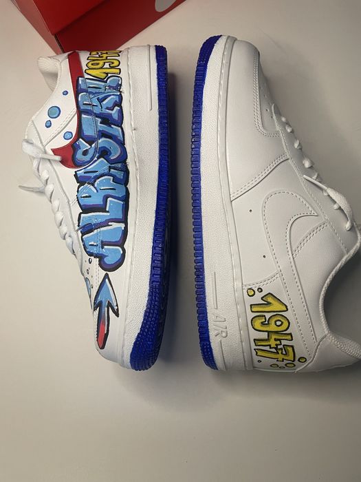 Air force 1 custom cu echipa de fotbal