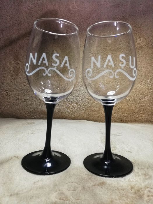 Set 2 pahare personalizate