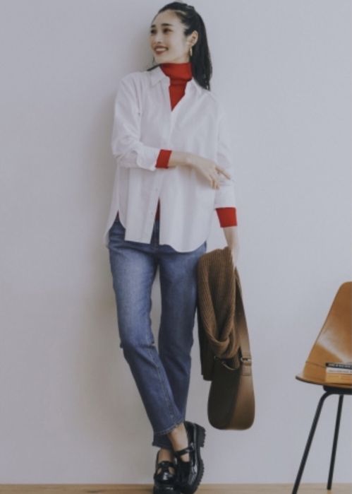 Рубашка хлопок Uniqlo