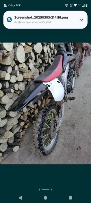 Motocros honda motor cbf 125