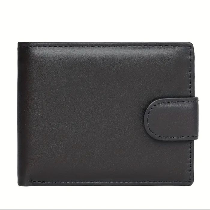 Мъжки защитени RFID кожени портфейли/Модерни и удобни в черно и кафяво