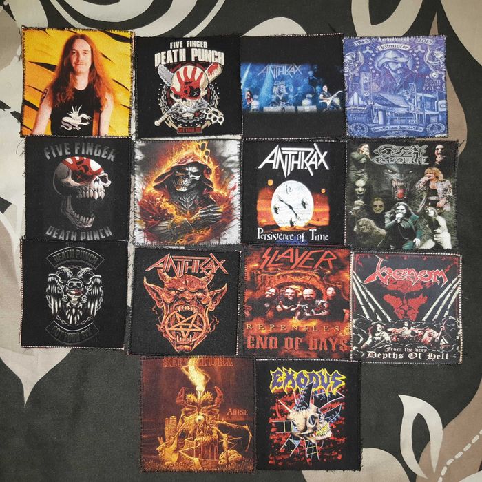 Нашивки на Хеви Метъл групи