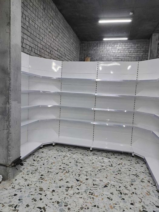 прилавки витрины металлические