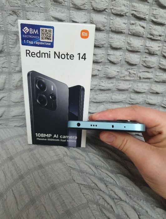 Xiaomi Redmi Note 14 8+8/128Gb Blue 2025 Igravoy Karobka Holati Yaxshi