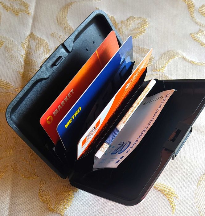 НОВО! Портмоне / органайзер със защита на копиране на данни от карти