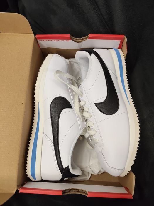 Nike Cortez sneakers unisex albi cu logo Negru mărimea 40 noi originali