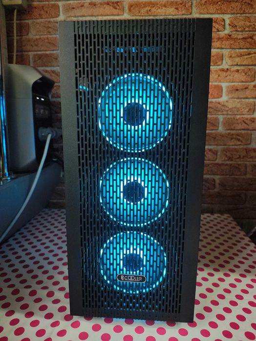Carcasa PC Cooler MA100 Mesh ARGB black.