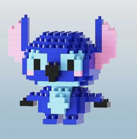 Set lego figurine animate, diferite personaje din desene, 130+ piese