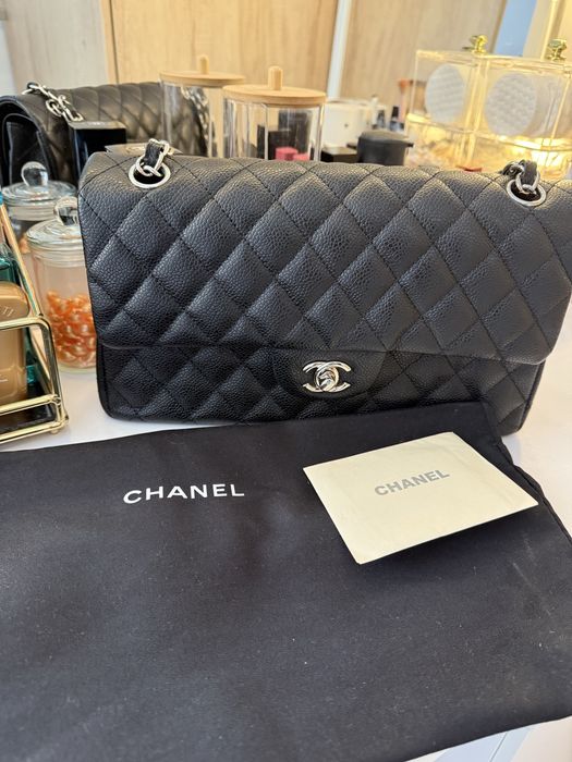 Geanta de piele neagra super eleganta