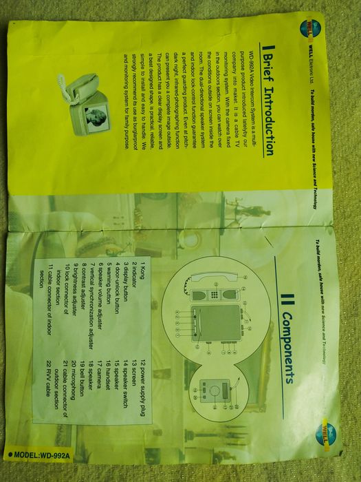 Домофон с видео обзором