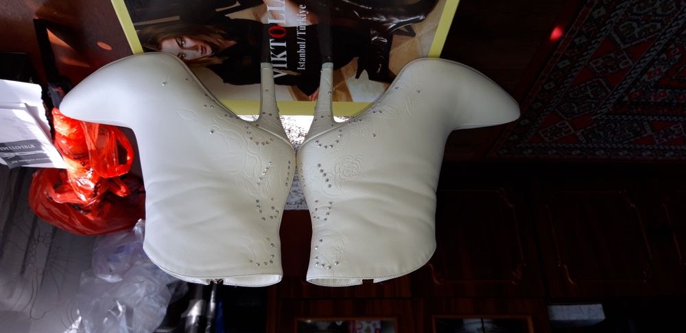 Свадебные полусапожки