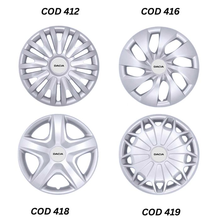 Capace roti R16 Dacia diverse modele, pentru jante de tabla