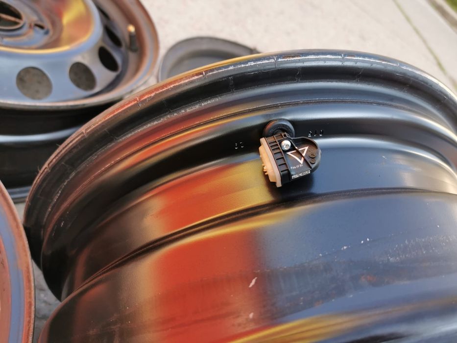 Set Jante Oțel Ford 16' 4x108 6 1/2 j Et 37.5 + Senzori presiune