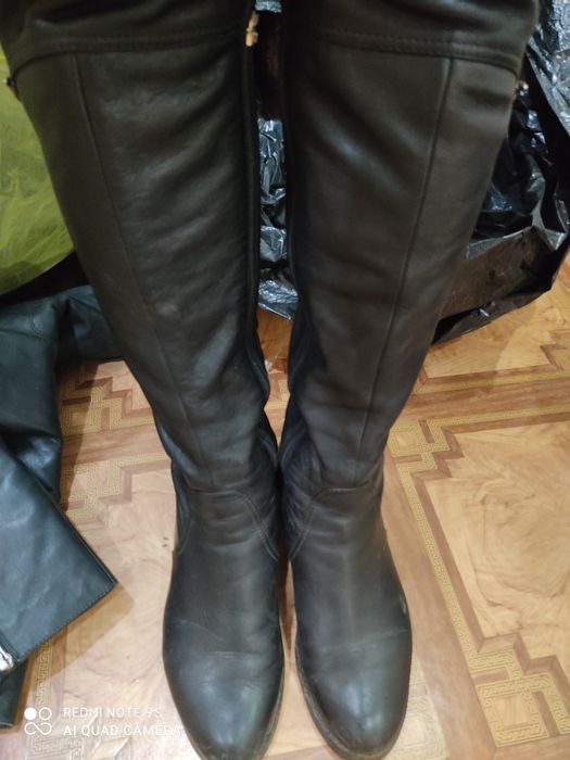 Демисезонные сапоги натуралка